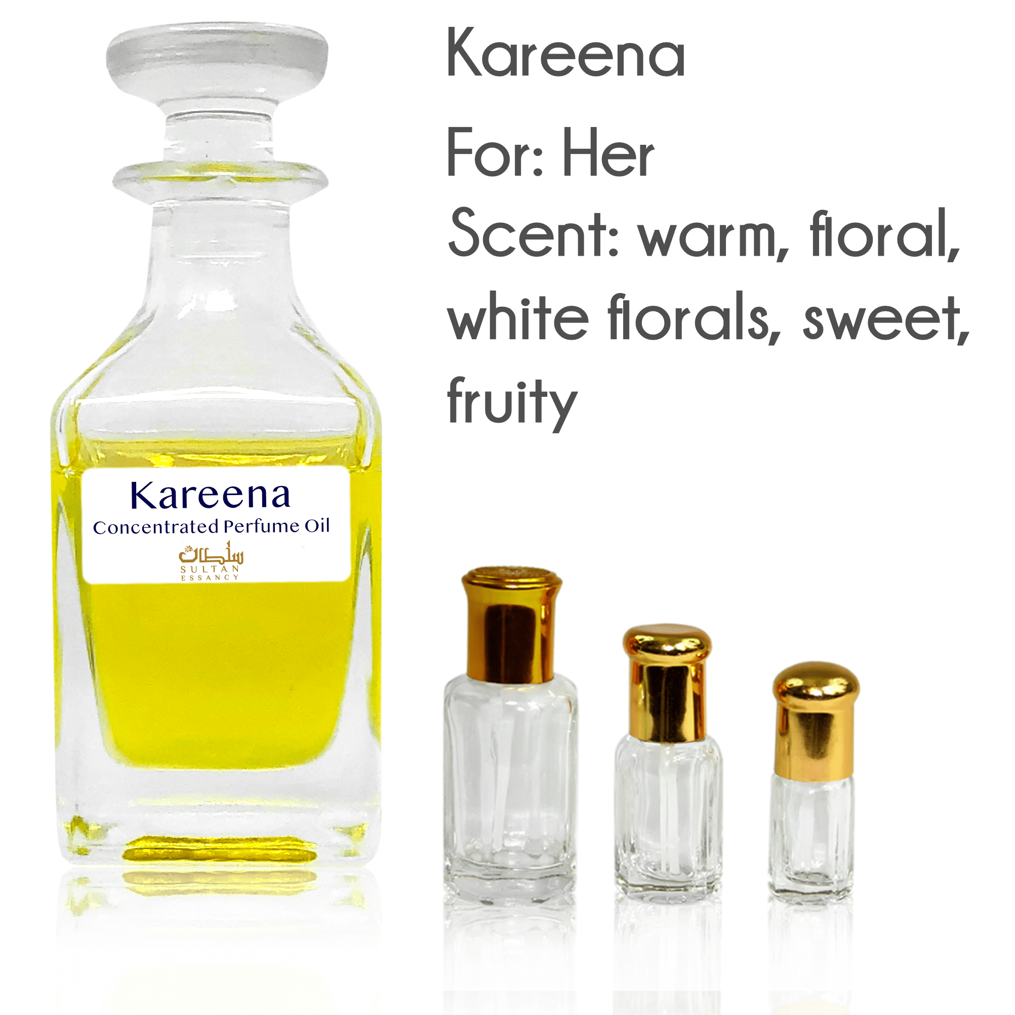 Sultan Essancy Kareena Perfume Oil For Women - Plenty Perfumes